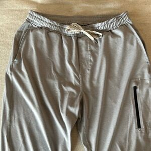 Vuori Sunday Performance Joggers - Platinum Heather - Men’s Medium